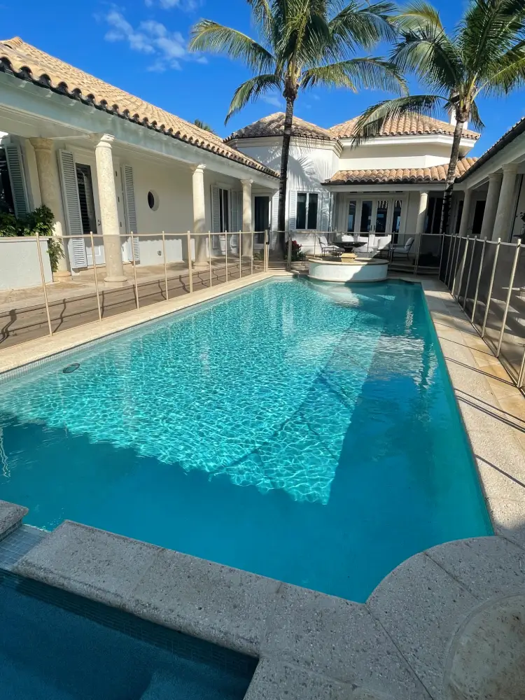Luxury pool maintained by Firewater Pools in Port St Lucie